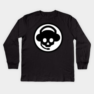 Chatting Skull Kids Long Sleeve T-Shirt